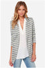 A Forever Autumn Boyfriend Style Women Cotton Blazer Striped Casual Blazers And Jackets Suit Fashion Blazer Outerwear AFF375