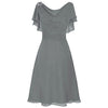 A Line Dress Pink Dress Retro Dress Women Formal Wedding Bridesmaid High-waist Party Ball Prom Gown Dress Moda Feminina
