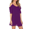 A summer dress with thin shoulder-straps ,Twelve different Solid Color half sleeved Chiffon dress six size sell like hot cakes