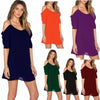 A summer dress with thin shoulder-straps ,Twelve different Solid Color half sleeved Chiffon dress six size sell like hot cakes