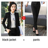 ACRMRAC Women Long sleeves  Slim jacket Skirt set OL Formal Skirt Suits Business suit