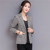 Women's jacket New Spring and autumn Houndstooth Slim Women Blazers