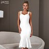 ADYCE 2023 Summer Women Black Bandage Dress Sexy Spaghetti Strap Sleeveless Bodycon Club Celebrity Evening Party Lady Dress