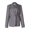 AEL gray loose street wear Ladies office Blazer top Long Sleeve Regular Fit Minimalist casual Women Blazer Spring new