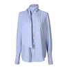 AEL spring women dusty blue shirt long sleeve women street wear 2023 ladies tops and blouse preppy