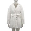 AGong Loose Single Breasted Blazers Women Notched Tie Belt Jackets Women Elegant Pockets Long Sleeve Suits Female Ladies