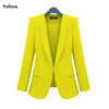 Feminino Women Blazers and Jackets Coats Long Sleeve Slim Outerwear New Fashion Plus Size S M L XL 2XL 3XL 4XL ZP188