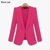 Feminino Women Blazers and Jackets Coats Long Sleeve Slim Outerwear New Fashion Plus Size S M L XL 2XL 3XL 4XL ZP188