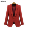 Feminino Women Blazers and Jackets Coats Long Sleeve Slim Outerwear New Fashion Plus Size S M L XL 2XL 3XL 4XL ZP188