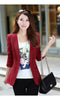 New Plus Size Women Business Suits Spring Autumn Women Blazers Jackets Short Slim long-sleeve Blazer Suit YR025