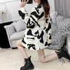 ALPHALMODA 2022 Spring Oversized Long Blazer Contrast Color Single Breasted All-match Ladies Stylish Loose Outfit