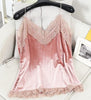 Lace Sexy V-collar Velvet Camisole 2022 Winter Women's Solid Color Sexy Bottom Camis