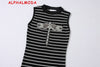 New Arrived Beaded Dragonfly Graceful Knitted Tank Dress Sleeveless Pullovers Bodycon Mini Bottom Dress