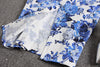 ALPHALMODA Stretchy Tank Dress Summer Elegant Single Breasted Floral Printed Ladies Slim Cotton Dress
