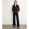AMII Minimalism Autumn Vintage Women's Jeans High Wasit Solid Wide Leg Women Pants Long Female Trousers 12070384