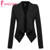 Women Long Sleeve Asymmetric Hem Blazer Front Open Solid Lapel  Business Casual Waistcoat  summer spring 2022