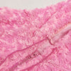 ANJAMANOR Fuzzy Pink Sexy 3 Peice Set Women Clothes 2023 Streetwear Rave Festival Club Wear Trendy Outfits Matching Sets D58EI51