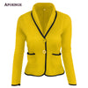 Women Spring Short Blazers Single Button Long Sleeve Jackets 2022 New Female Causal Suit Blazer Plus Coat S~6XL LZ664