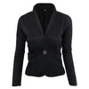 Women Spring Short Blazers Single Button Long Sleeve Jackets 2022 New Female Causal Suit Blazer Plus Coat S~6XL LZ664