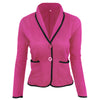 Women Spring Short Blazers Single Button Long Sleeve Jackets 2022 New Female Causal Suit Blazer Plus Coat S~6XL LZ664