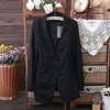 Female Suit Long Sleeve Blazer Women Long Blazers Woman Outwear Women Clothing Streetwear WWT7618