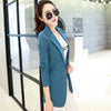 Blazer Women Spring Autumn Casual Women Suits 2022 Long Sleeve Slim Solid Female Jacket Office Clothing Plus Size LX101