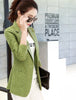 Blazer Women Spring Autumn Casual Women Suits 2022 Long Sleeve Slim Solid Female Jacket Office Clothing Plus Size LX101