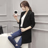 Ladies Black Blazer Feminino Plus Size 4XL Formal Jacket Women's Long Blaser Slim Female Blue Women Suit Office LX1394