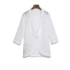 New Arrival 2022 Spring Autumn Women Blazer Thin Casual Comfortable Suit Female linen Jacket Outwear LX1421