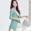 New Long Sleeve Slim Women Blazer Spring Autumn Casual Fashion Single Button Blazer Feminino Ladies Blazers Female CJ011