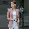 Small Women Suit 2022 Women Blazers And Jackets Spring Autumn Linen Blazer Feminino Single Button Ladies Jacket CJ006