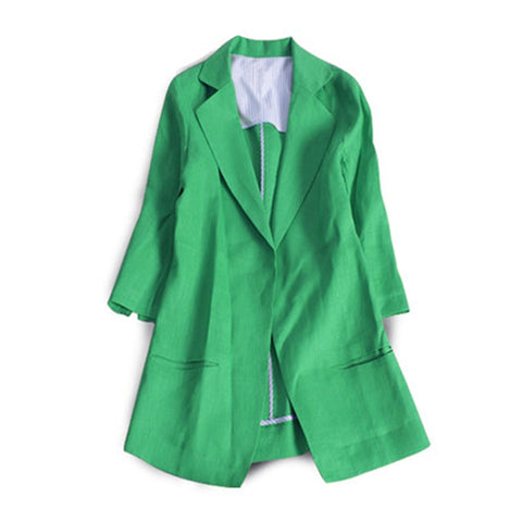 Three Quarter Women Blazer 2022 Spring Summer Women Blazers And Jackets Blazer Femme Plus 4XL Blazers Female CJ018