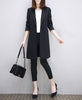 White/Black Women Blazers And Jackets Long Korean Style Blazer Feminino S-2XL Fashion Casual Blazer Female CJ022