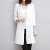 White/Black Women Blazers And Jackets Long Korean Style Blazer Feminino S-2XL Fashion Casual Blazer Female CJ022