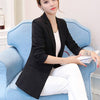 Women Blazer 2022 New Autumn Long Sleeve Wome's Jacket Ladies casual Long Slim blazers office black Plus Size 4XL LX1391