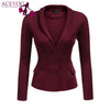 3-Button Slim Fit Work Women Blazer High quality Blazer Feminino Casual Shawl Lapel Long Sleeve Ladies Fashion Coat