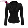 3-Button Slim Fit Work Women Blazer High quality Blazer Feminino Casual Shawl Lapel Long Sleeve Ladies Fashion Coat