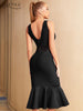 Adyce 2023 Summer Black Mermaid Bodycon Bandage Dress Women Sexy Tank Sleeveless Celebrity Runway Club Party Dress Vestidos