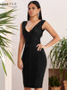Adyce 2023 Summer Tank Bodycon Bandage Dress Women Sexy Sleeveless Lace V Neck Club Celebrity Evening Party Dresses Vestidos