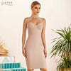 Adyce 2023 Summer Women Black Lace Bandage Dress Sexy White Backless Hollow Out Midi Celebrity Evening Runway Party Dresses