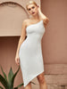 Adyce 2023 Summer Women Sleeveless Bandage Dress Sexy Spaghetti Strap Orange Bodycon Evening Runway Club Party Dress Vestido