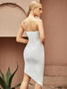 Adyce 2023 Summer Women Sleeveless Bandage Dress Sexy Spaghetti Strap Orange Bodycon Evening Runway Club Party Dress Vestido