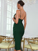 Adyce 2023 Summer Lady Hollow Out Bandage Dres Sexy Tank Sleeveless V Neck Midi Draped Celebrity Evening Night Club Party Dress
