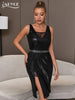 Adyce Black Lace Evening Women Dress Vestidos Sexy Tank Sleeveless Night Club Celebrity Elegant Lady Party Dress Outfits