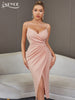 Adyce Summer Spaghetti Strap Midi Dress Sexy V Neck Draped Celebrity Night Club Birthday Party Chic Women Dress Vestidos