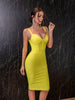 Adyce Summer Spaghetti Strap Bodycon Bandage Dress For Women Sexy Sleeveless V Neck Celebrity Club Runway Party Dresses 2023