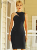 Adyce Summer Women Orange Tank Mesh Midi Bandage Dress 2023 Sexy O Neck Sleeveless Celebrity Evening Runway Club Party Dress
