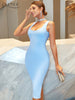 Adyce Sexy Backless Club Bodycon Bandage Dress Vestidos Women Summer Tank Sleeveless Evening Celebrity Lady Party Dress