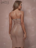 Adyce Spaghetti Strap Celebrity Club Bandage Dress For Women Sexy Sleeveless Sequins Midi Evening Runway Party Outfits Dress