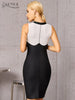 Adyce Women's Bodycon Bandage Dress 2023 Summer Sexy Tank Sleeveless Buttons Knee Length Evening Club Celebrity Party Lady Dress